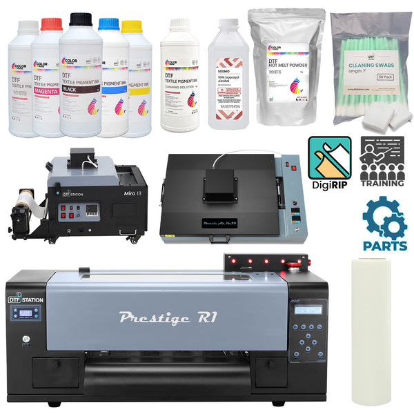 Prestige R1 DTF Printer, Shaker, & Oven Bundle