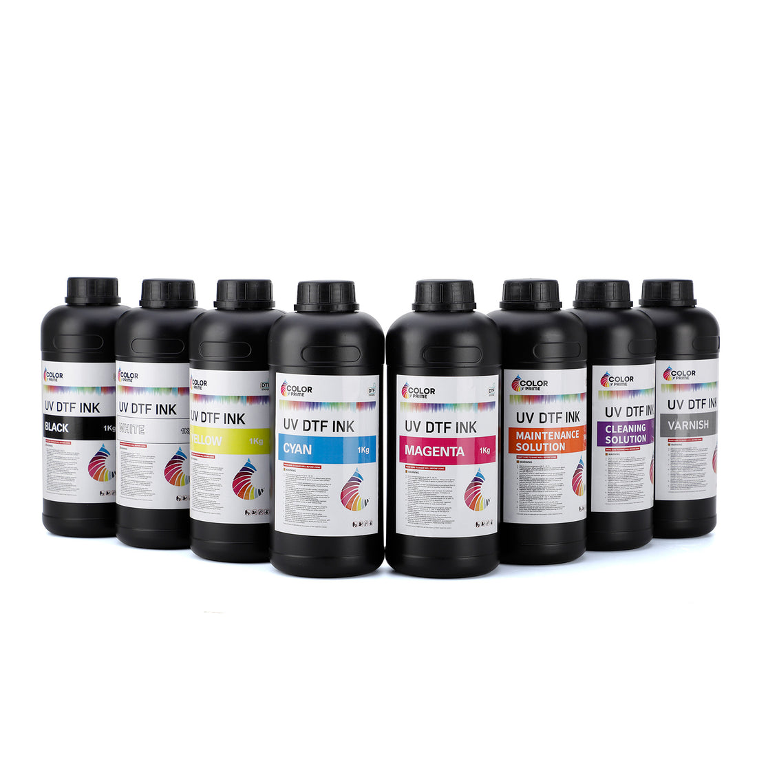 Color Prime UV DTF Ink & Varnish for Aries UV DTF Printers